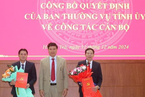 Bí thư Thị ủy Hương Trà được bổ nhiệm giữ chức Phó Chủ tịch HĐND tỉnh