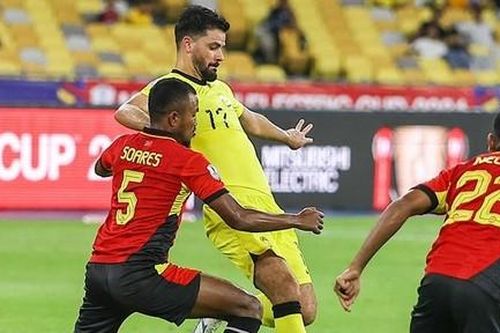 Clip diễn biến trận Đông Timor khiến Malaysia phải vào thế rượt đuổi