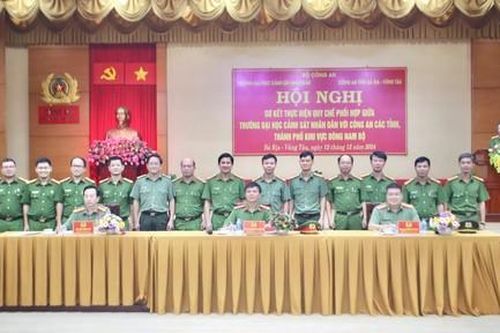 Trường ĐH CSND phối hợp hiệu quả với Công an 6 tỉnh, thành khu vực Đông Nam Bộ