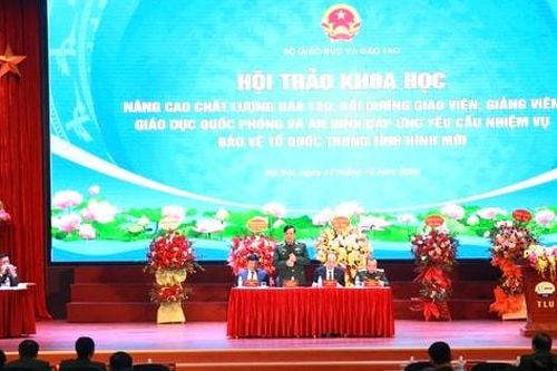 Bàn giải pháp nâng chất lượng giáo viên giáo dục quốc phòng và an ninh