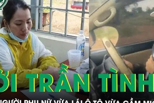 Lời trần tình của người phụ nữ vừa lái ô tô vừa cầm mic hát karaoke ở Đắk Lắk