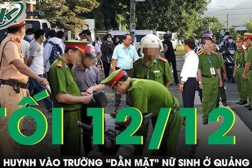 Tối 12/12: Làm rõ vụ phụ huynh xông vào trường 'dằn mặt' nữ sinh lớp 7 ở Quảng Bình