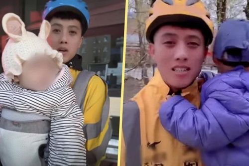 Sống hạnh phúc với vợ, KOL bịa là bố đơn thân, làm shipper nuôi con