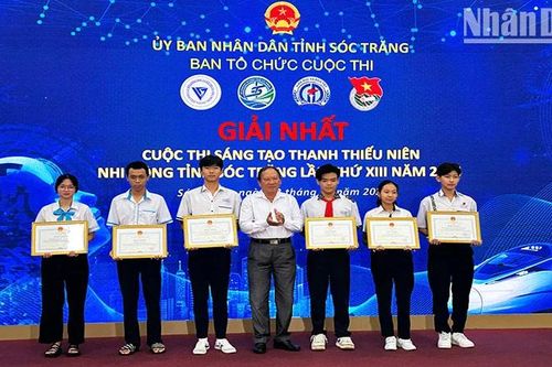 51 giải pháp đoạt giải Cuộc thi Sáng tạo thanh thiếu niên, nhi đồng tỉnh Sóc Trăng