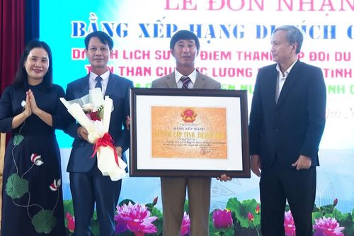 Huyện Núi Thành đón nhận Bằng xếp hạng Di tích lịch sử cấp tỉnh địa điểm thành lập đội Du kích Vũ Hùng