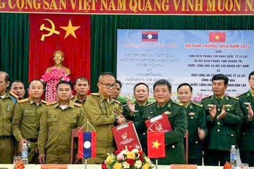 Việt Nam-Lào: Tăng cường phối hợp đấu tranh phòng, chống các loại tội phạm biên giới