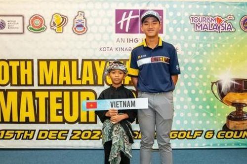 Nguyễn Anh Minh lọt top 2 vòng khai màn Malaysian Amateur Open 2024