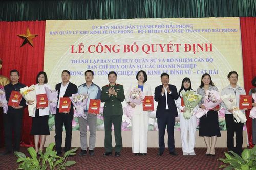 Hải Phòng lập thêm 9 đơn vị tự vệ trong các khu công nghiệp