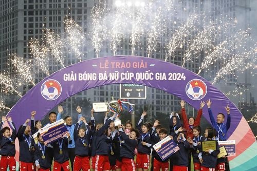 Than KSVN vô địch giải bóng đá nữ Cúp Quốc gia 2024
