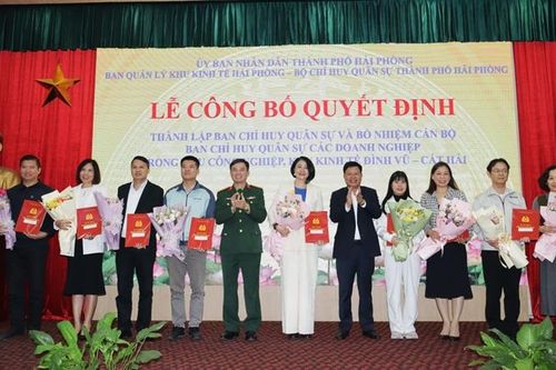 Hải Phòng: Thành lập thêm 9 đơn vị tự vệ trong các khu công nghiệp