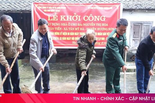 Xây nhà ở cho hộ nghèo Hương Sơn