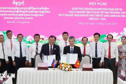 Tỉnh Đồng Tháp và Prey veng của Campuchia thắt chặt mối quan hệ hữu nghị