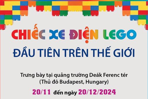 Chiếc xe điện LEGO đầu tiên trên thế giới