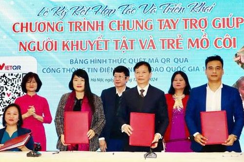 Phát động ủng hộ người khuyết tật và trẻ mồ côi qua nền tảng Cổng 1400