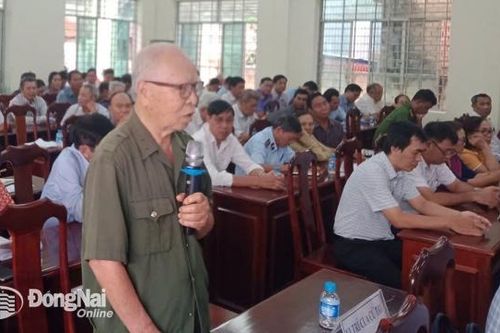 Cử tri Long Khánh kiến nghị nhiều vấn đề liên quan đất đai