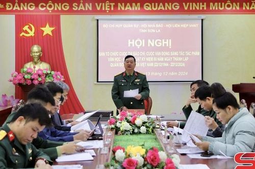 Họp Ban tổ chức Cuộc thi Báo chí và sáng tác tác phẩm Văn học – Nghệ thuật kỷ niệm 80 năm Ngày thành lập Quân đội nhân dân Việt Nam