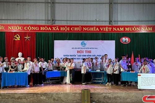 Hội thi tuyên truyền 'Luật Bình đẳng giới, Pháp luật về phòng, chống bạo lực xâm hại trẻ em'