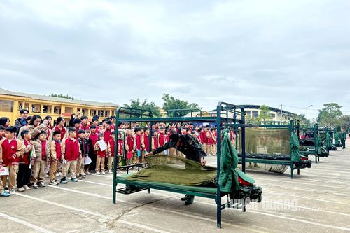 Trải nghiệm làm chiến sĩ tại Trung đoàn 148