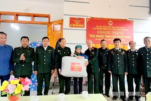 CLB Doanh nhân CCB tỉnh: Khánh thành nhà Nghĩa tình CCB tại xã Nhân Mục