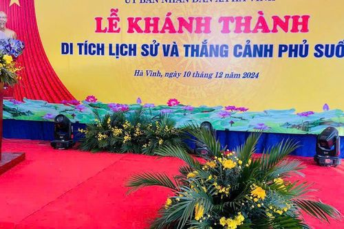 Thanh Hóa: Khánh thành công trình phục hồi, tôn tạo di tích lịch sử văn hóa Phủ Suối