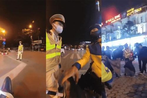 Người dân báo tin, CSGT ngăn chặn vụ ẩu đả sau va chạm giao thông