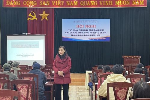 Hơn 140 học viên tập huấn thúc đẩy bình đẳng giới trong cộng đồng