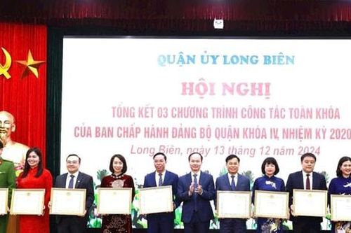 Quận Long Biên hoàn thành nhiều công trình, dự án lớn trong nhiệm kỳ 2020-2025