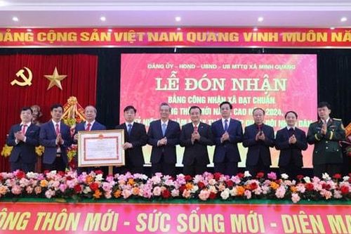 Xã Minh Quang phấn đấu đạt chuẩn nông thôn mới kiểu mẫu vào năm 2025