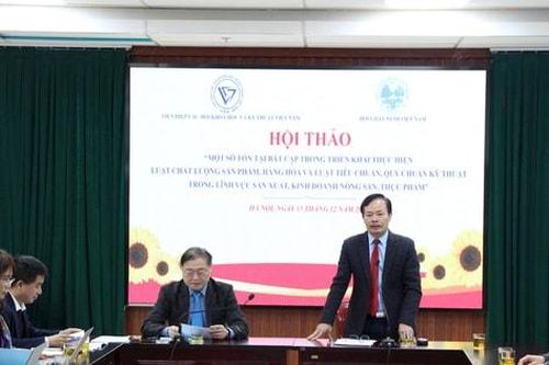 Tháo gỡ khó khăn về thực hiện tiêu chuẩn, quy chuẩn kỹ thuật trong lĩnh vực nông sản, thực phẩm
