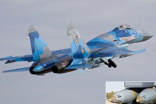 Khoảnh khắc Su-27 Ukraine triển khai bom GBU-39 SDB của Mỹ
