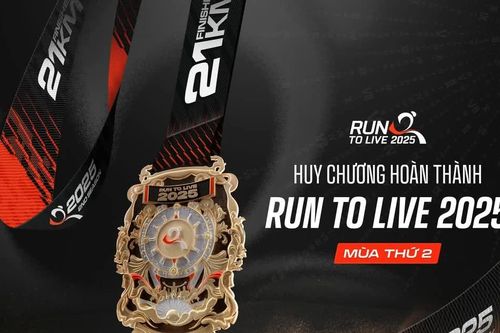 Ấn tượng với thiết kế huy chương Run To Live mùa 2