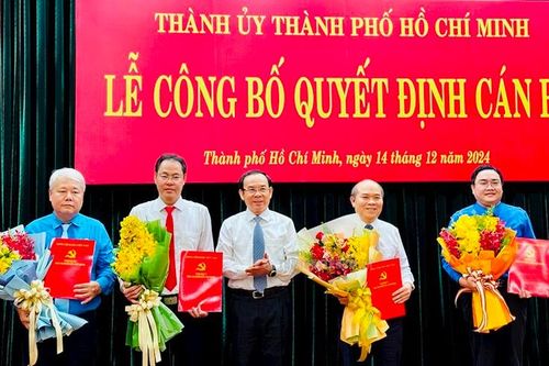 4 ủy viên vừa tham gia Ban Chấp hành Đảng bộ TPHCM là ai?