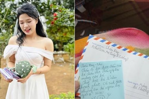 Nhận phong bì cưới của 2 vị khách đặc biệt, cô dâu Phú Thọ cay khóe mắt