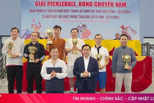 Bế mạc giải thể thao chào mừng kỷ niệm 80 năm Ngày thành lập QĐND Việt Nam