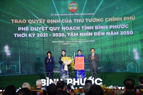 Quy hoạch Bình Phước thành cực tăng trưởng kinh tế quan trọng của Vùng Đông Nam Bộ