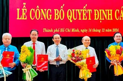 Ban Bí thư chỉ định 4 nhân sự tham gia Ban Chấp hành Đảng bộ Tp.HCM