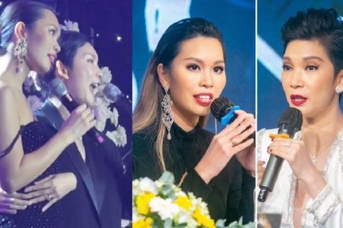 Hà Anh - Xuân Lan 'chị chị em em' thân tình tại đám cưới Khánh Vân sau 7749 lần 'kèn cựa' nhau trên sóng truyền hình