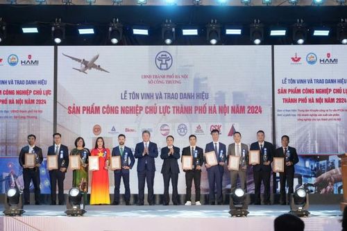 Hà Nội công nhận Top 10 sản phẩm công nghiệp chủ lực 2024