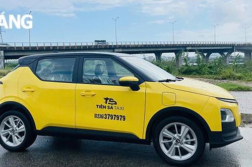 Taxi Tiên Sa đưa xe ô tô điện VF5 Plus vào kinh doanh