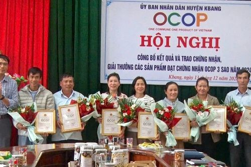 Kbang có thêm 14 sản phẩm đạt OCOP 3 sao