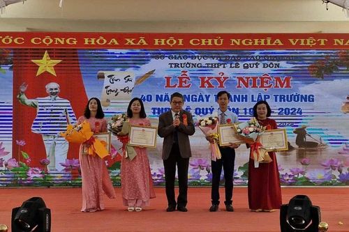 Trường THPT Lê Quý Đôn kỷ niệm 40 năm thành lập