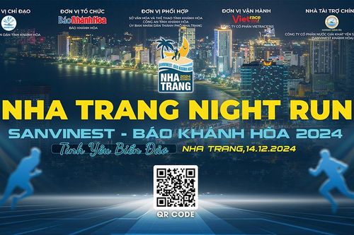 18 giờ 15 phút hôm nay, trực tiếp giải chạy Nha Trang Night Run Sanvinest - Báo Khánh Hòa 2024