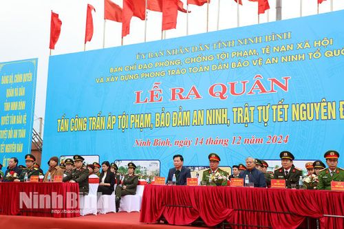 Ninh Bình ra quân tấn công, trấn áp tội phạm dịp Tết Nguyên đán Ất Tỵ