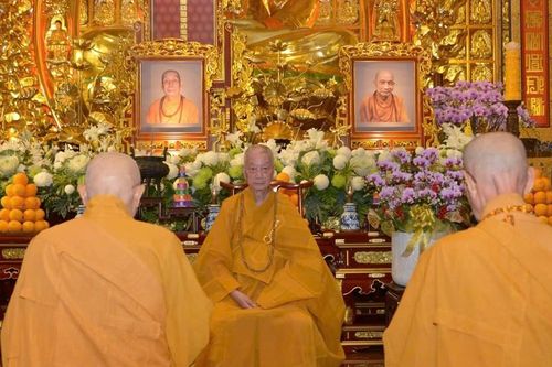 Đức Pháp chủ GHPGVN: 'Không sợ ác ma bên ngoài mà chỉ sợ sự giải đãi, không lo tu hành bên trong'
