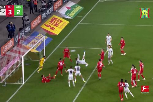 Freiburg vươn lên vị trí thứ 5 trên BXH Bundesliga
