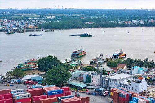 Cận cảnh vị trí xây hầm vượt sông nối Đồng Nai với TP.HCM