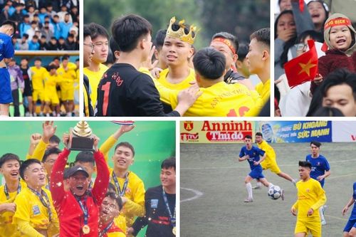 Khoảnh khắc đẹp trận chung kết giải bóng đá học sinh THPT Hà Nội 2024