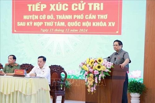 Thủ tướng tiếp xúc cử tri sau Kỳ họp thứ 8, Quốc hội khóa XV