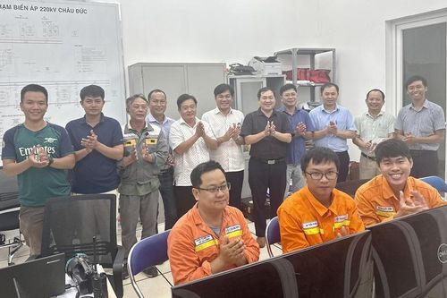 Đóng điện máy biến áp thứ 2 Trạm biến áp 220kV Châu Đức