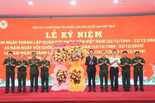 Hội Cựu chiến binh Tập đoàn Dầu khí Quốc gia Việt Nam kỷ niệm 15 năm thành lập